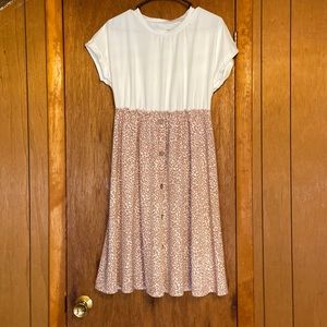 SHEIN knee length cheetah print dress